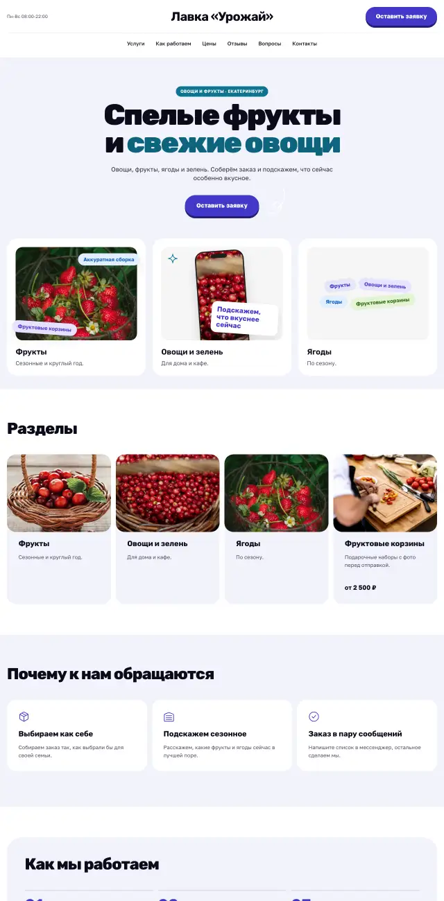 Овощи и фрукты, стиль Энергичный: на компьютере
